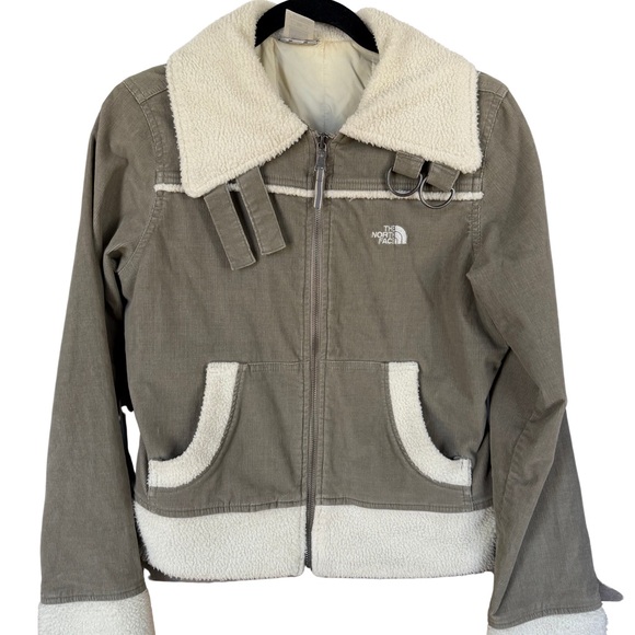 The North Face Jackets & Blazers - The North Face Women's Olive Green and Cream Jacket